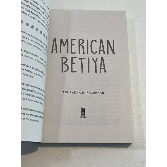 American Betiya YA Romance Book Identity Coming of Age Novel - Picture 2 of 5